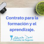 Contrato para la formación y el aprendizaje.