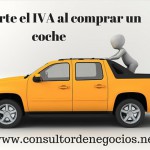Deducirte el IVA al comprar un coche